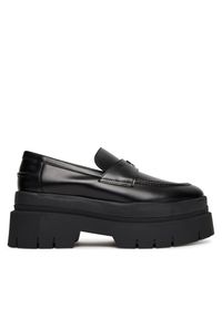 Hugo - Loafersy HUGO. Kolor: czarny