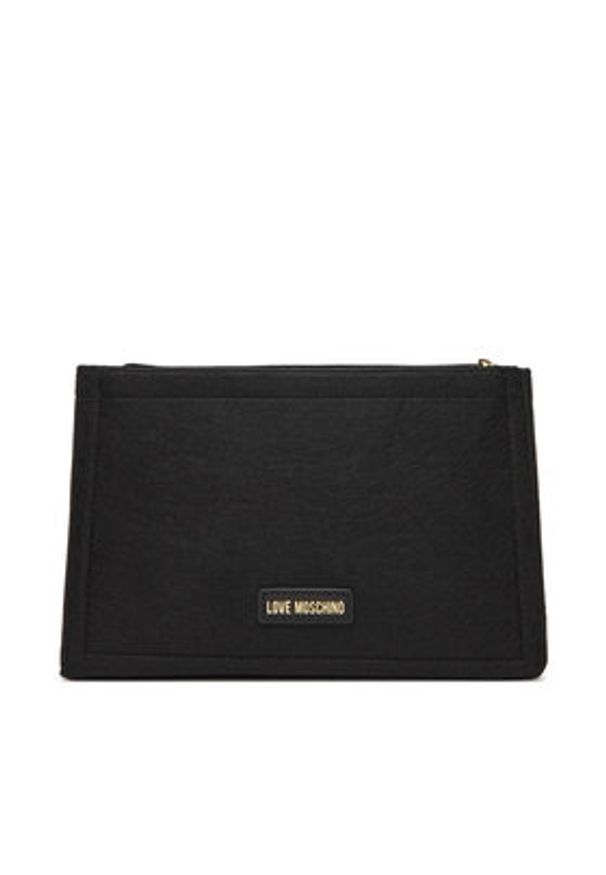 Love Moschino - LOVE MOSCHINO Torebka JC4175PP1NLV0000 Czarny. Kolor: czarny. Materiał: skórzane