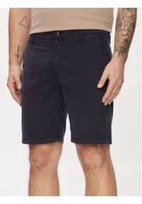 Guess Szorty materiałowe M4GD13 WG3OA Niebieski Chino Fit. Kolor: niebieski. Materiał: lyocell