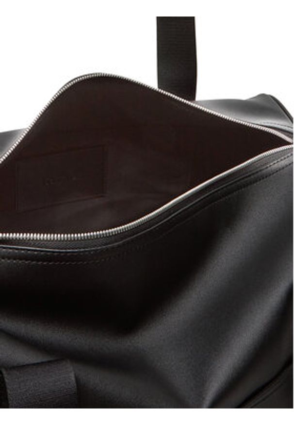 Calvin Klein Torba weekendowa Mono Logo Duffle 42 LV04G3054G Czarny. Kolor: czarny. Materiał: skóra