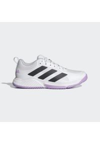 Adidas - Court Team Bounce 2.0 Shoes. Kolor: czarny, różowy, biały, wielokolorowy. Materiał: materiał. Sport: turystyka piesza