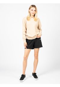 Silvian Heach Sweter "Drage" | PGA22103MA | Drage | Kobieta | Beżowy. Okazja: na co dzień. Typ kołnierza: kaptur. Kolor: beżowy. Materiał: wiskoza, nylon, poliester. Styl: casual #1