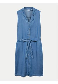Vero Moda Sukienka letnia Bree 10304888 Niebieski Regular Fit. Kolor: niebieski. Materiał: lyocell. Sezon: lato #5