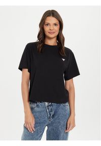 Guess Jeans T-Shirt W4YI05 K8HM0 Czarny Boxy Fit. Kolor: czarny. Materiał: bawełna #1