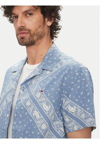 Tommy Jeans Koszula DM0DM20888 Błękitny Regular Fit. Kolor: niebieski. Materiał: bawełna #3