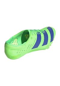 Adidas - Buty adidas Adizero Finesse U Q46196 niebieskie zielone. Kolor: wielokolorowy, zielony, niebieski. Materiał: syntetyk. Sport: bieganie