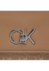 Calvin Klein Torebka Re-Lock Conv Shoulder Bag_Jqc K60K612641 Beżowy. Kolor: beżowy #5