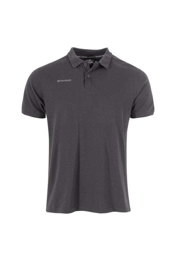 STANNO - Polo Stanno Base. Okazja: na co dzień. Typ kołnierza: polo. Kolor: wielokolorowy, szary, brązowy. Materiał: bawełna, poliester. Styl: casual, sportowy