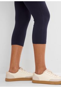 bonprix - Legginsy rybaczki (2 pary w opak.). Okazja: na co dzień. Kolor: niebieski. Styl: casual #3