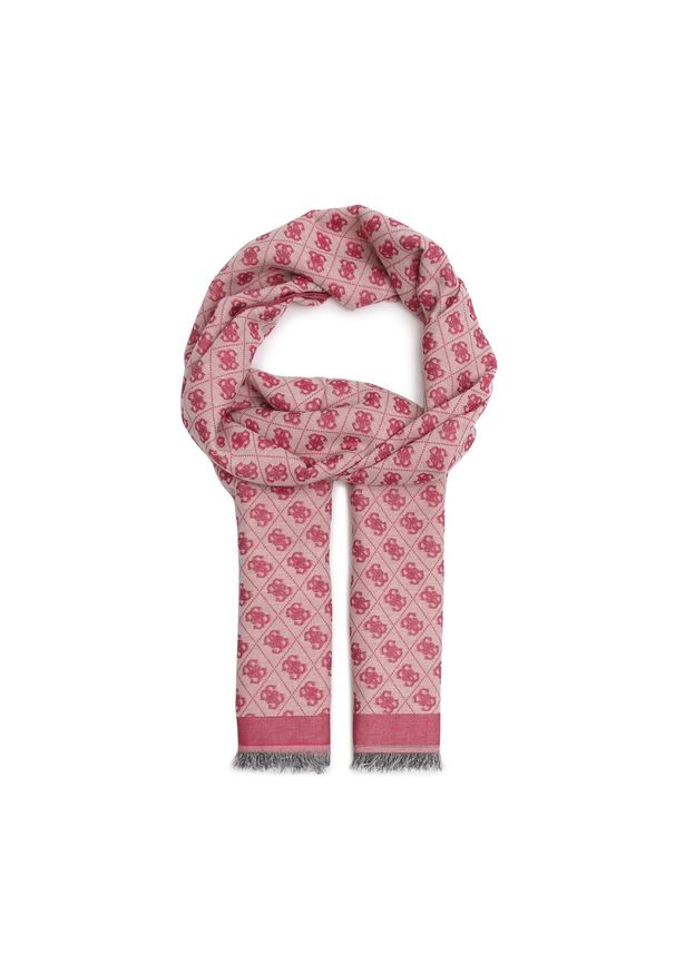 Szal Guess AW9452 POL03 MAL. Kolor: różowy. Materiał: materiał