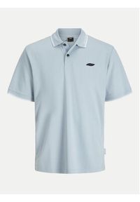 Jack & Jones Polo Pacer 12273303 Błękitny Regular Fit. Typ kołnierza: polo. Kolor: niebieski. Materiał: bawełna #6