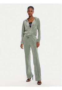 Juicy Couture Spodnie dresowe Tina JCAPW045 Zielony Regular Fit. Kolor: zielony. Materiał: syntetyk #4