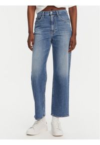 Tommy Jeans Jeansy Layla DW0DW20644 Niebieski Straight Fit. Kolor: niebieski