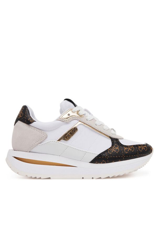 Guess Sneakersy FLPEG3 FAL12 Biały. Kolor: biały. Materiał: skóra