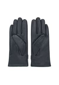 Wittchen - Damskie rękawiczki skórzane z klamerkami czarne. Kolor: czarny. Materiał: skóra. Styl: elegancki