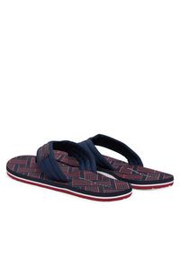 TOMMY HILFIGER - Tommy Hilfiger Japonki Flag Patch Beach FM0FM06004 Granatowy. Kolor: niebieski. Materiał: materiał #6