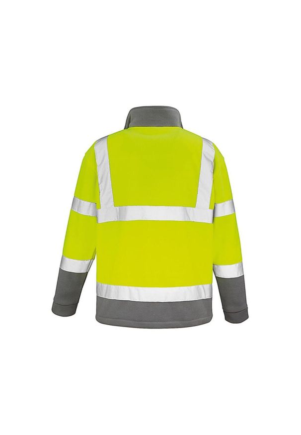 RESULT - Męska Kurtka Ochronna HiVis Z Mikropolaru. Kolor: żółty
