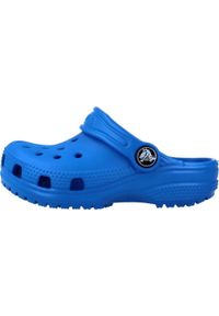 Crocs - Sandały CROCS CLASSIC CLOG T Niebieski. Kolor: niebieski. Materiał: guma. Styl: sportowy