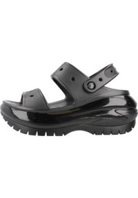 Klapki Crocs Model Classic Mega Crush Sandal Kolor Czarny. Kolor: czarny. Materiał: materiał, syntetyk