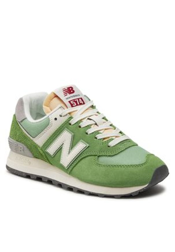New Balance Sneakersy U574RCC Zielony. Kolor: zielony. Materiał: skóra. Model: New Balance 574