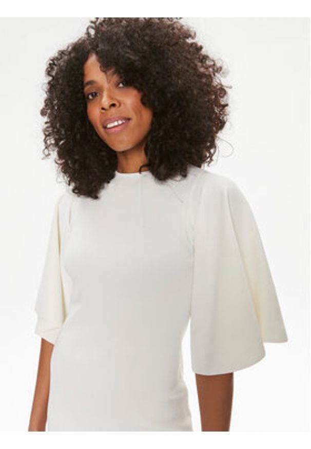 Ted Baker Sukienka dzianinowa Lounia 266260 Biały Slim Fit. Kolor: biały. Materiał: syntetyk