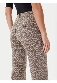 Guess Jeansy W5YA1A WHFP2 Brązowy Wide Leg. Kolor: brązowy #4