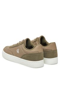 Calvin Klein Jeans Sneakersy Classic Cupsole Mg Canvas YM0YM01218 Zielony. Kolor: zielony. Materiał: materiał #4