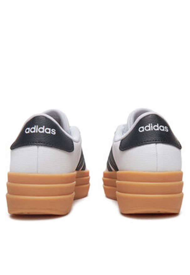 Adidas - adidas Sneakersy VL Court Bold Lifestyle JP5074 Biały. Kolor: biały. Materiał: skóra