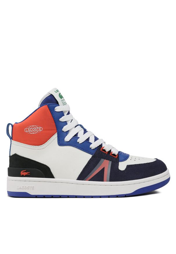 Lacoste Sneakersy L001 Mid 123 1 Sma 745SMA0027042 Biały. Kolor: biały. Materiał: skóra