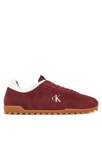 Calvin Klein Jeans Sneakersy Low Profile Runner Su YM0YM01288 Biały. Kolor: biały. Materiał: skóra