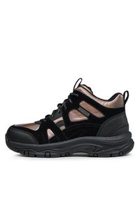 skechers - Skechers Trapery Brilliant Hue 158350/BLK Czarny. Kolor: czarny. Materiał: materiał