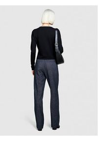 Sisley Spodnie materiałowe 4RDGLF03X Granatowy Regular Fit. Kolor: niebieski. Materiał: bawełna #4
