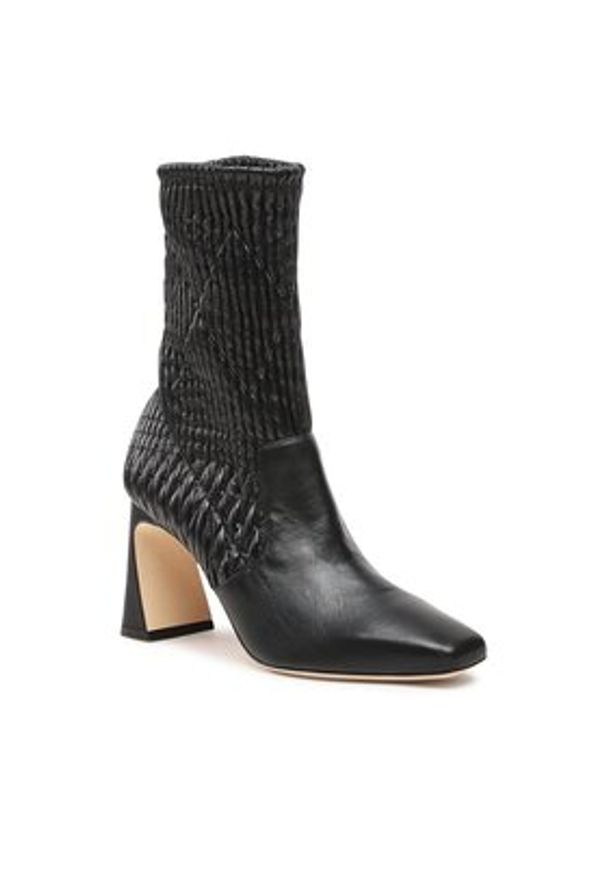 Alberta Ferretti Botki 22251A6102 8011 Czarny. Kolor: czarny. Materiał: skóra