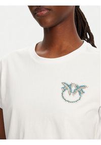 Pinko - PINKO T-Shirt Nambrone 103320 A2G7 Biały Regular Fit. Kolor: biały. Materiał: bawełna #3