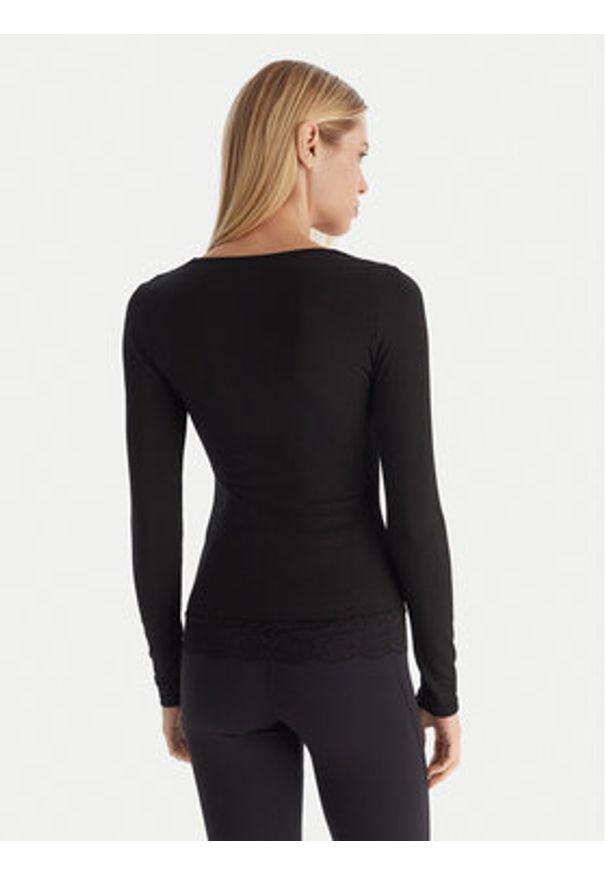 YSABEL MORA - Ysabel Mora Bielizna termoaktywna górna 70033 Czarny Slim Fit. Kolor: czarny. Materiał: syntetyk