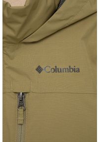 columbia - Columbia kurtka dziecięca kolor zielony. Okazja: na co dzień. Kolor: zielony. Styl: casual