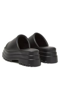 DeeZee Klapki 8602-1A Czarny. Kolor: czarny. Materiał: skóra #4