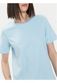 only - ONLY T-Shirt 15270390 Błękitny Regular Fit. Kolor: niebieski. Materiał: bawełna #4