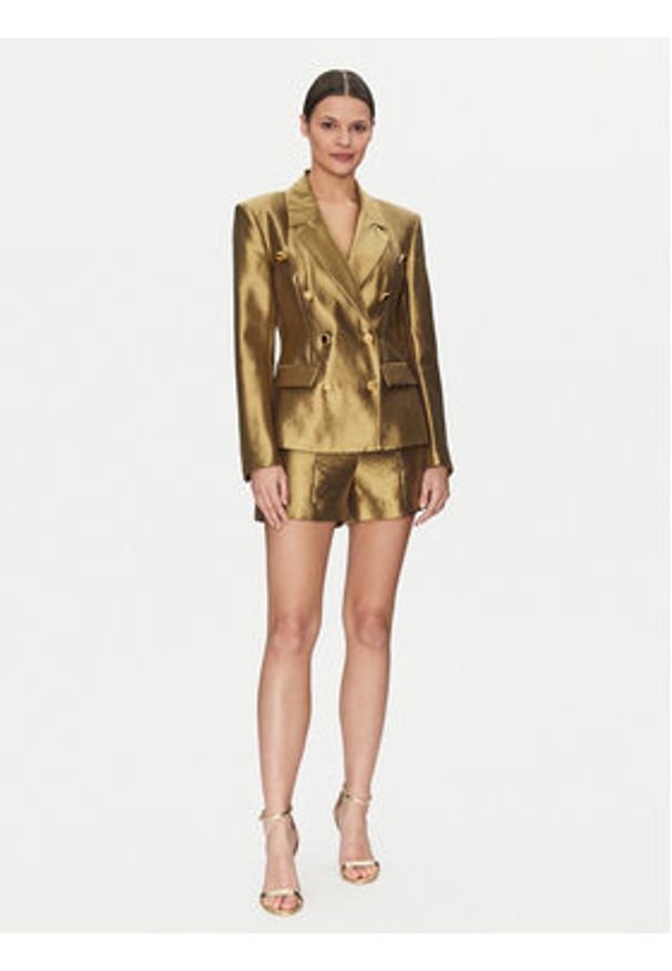 Marciano Guess Marynarka 5GGN20 7312A Złoty Regular Fit. Kolor: złoty. Materiał: wiskoza