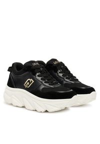 Liu Jo Sneakersy Steffy 01 BF5061 P0304 Czarny. Kolor: czarny. Materiał: zamsz, skóra #4