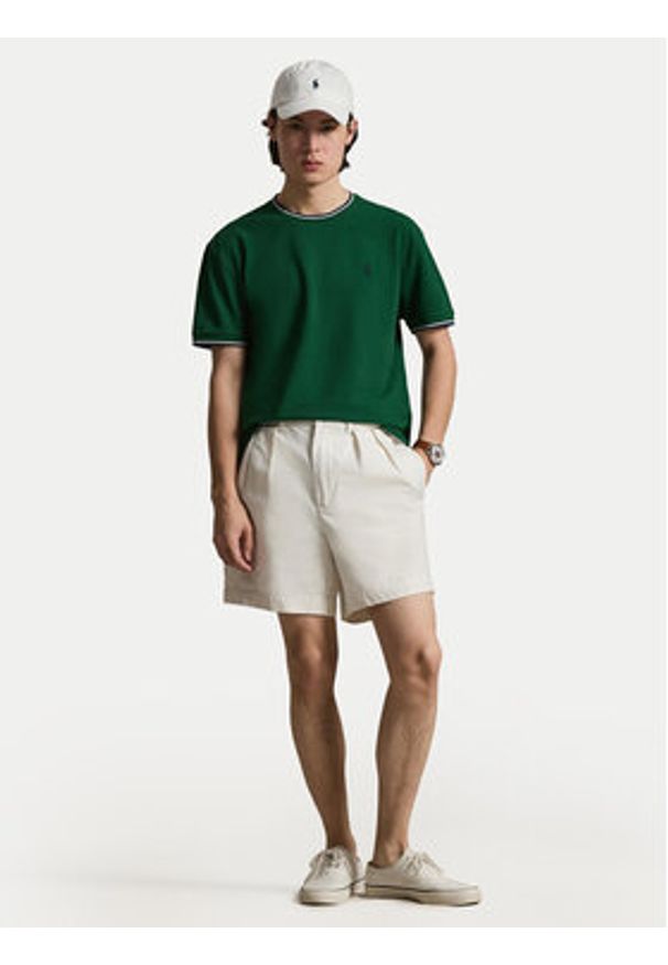 Polo Ralph Lauren T-Shirt 710963492502 Zielony Regular Fit. Typ kołnierza: polo. Kolor: zielony. Materiał: bawełna