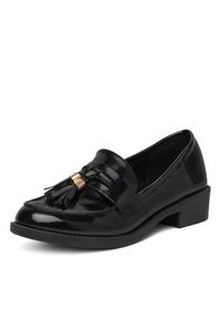 DeeZee Loafersy 13093-2 Czarny. Kolor: czarny. Materiał: skóra #4