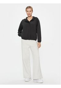 Champion Bluza Hooded Full Zip Sweatshirt 116768 Czarny Regular Fit. Kolor: czarny. Materiał: syntetyk