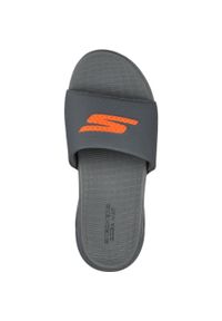 skechers - Klapki Skechers Go Consistent Sandal, Mężczyźni. Kolor: szary. Materiał: guma, materiał. Sport: pływanie, fitness