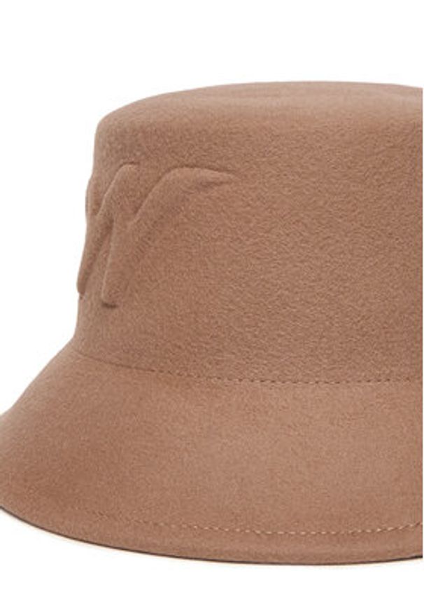 Weekend Max Mara Kapelusz Yaqui 2525576075 Brązowy. Kolor: brązowy. Materiał: wełna