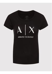 Armani Exchange T-Shirt 8NYT70 YJ16Z 1200 Czarny Regular Fit. Kolor: czarny. Materiał: bawełna #3