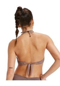 Roxy - Stanik bikini typu bralette dla Kobiety LASCA Brązowy. Kolor: brązowy. Materiał: nylon, elastan, materiał
