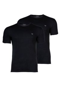 Emporio Armani Underwear Komplet t-shirtów EM000391 AF18881 MC005 Czarny Slim Fit. Kolor: czarny. Materiał: bawełna #1