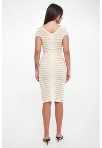 Elisabetta Franchi - Sukienka midi prążkowana ELISABETTA FRANCHI. Materiał: prążkowany. Długość: midi #5