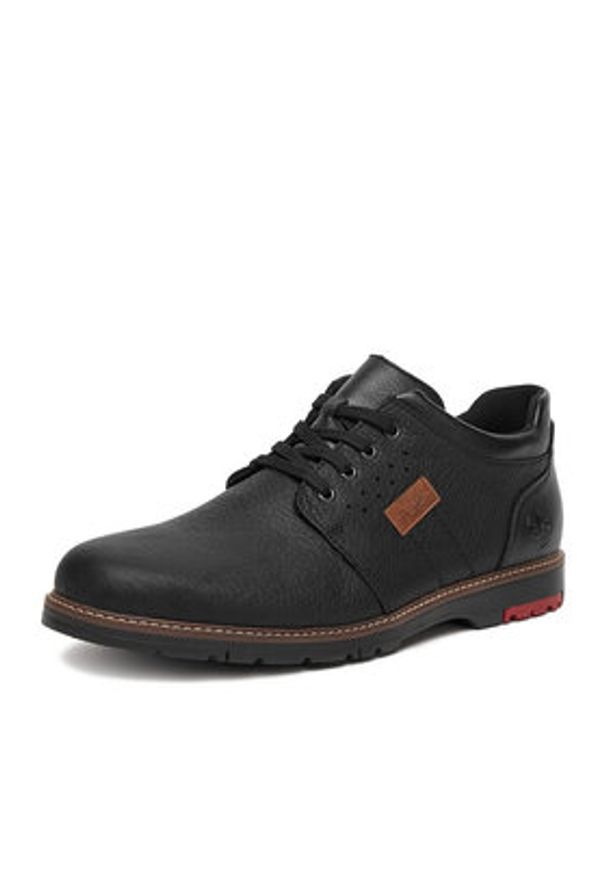 Rieker Półbuty CEO-10511-01 Czarny. Kolor: czarny. Materiał: skóra